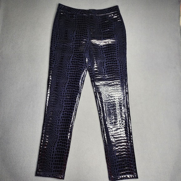 iamjenniferle Pants - Jenniferle Pants Women's XL 32x30 Black Blue Croc Reptile Kylie Jenner Celebrity